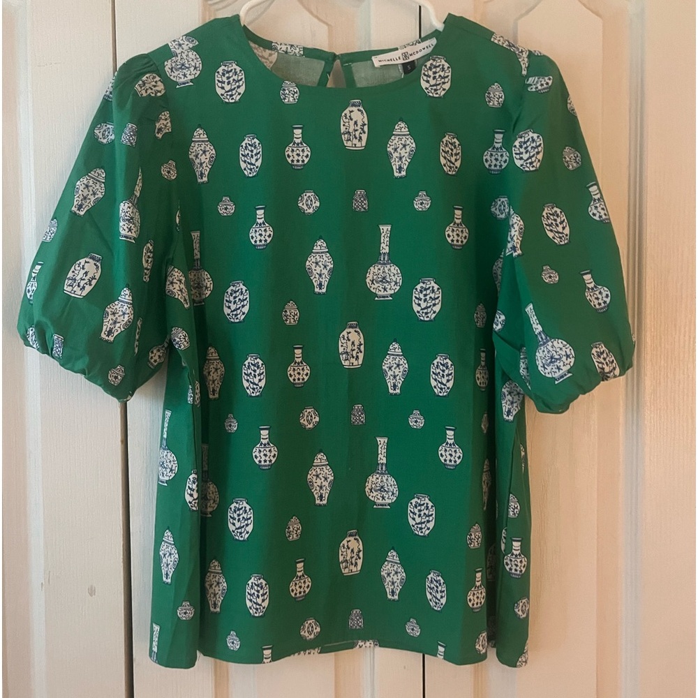 women’s green michelle mcdowell size small
